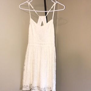 White lace dress